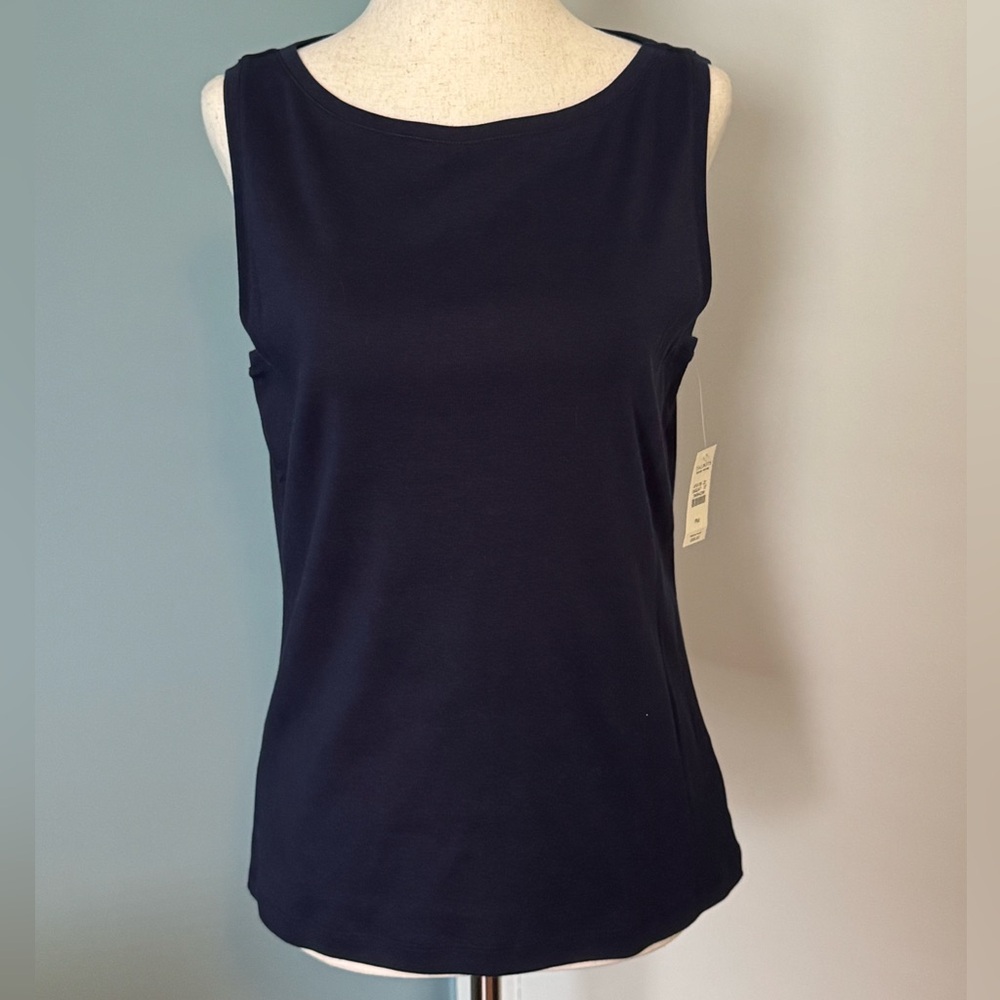 Talbots Navy Sleeveless Tank Top